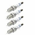 4x BOSCH Zündkerze Double Platinum für MB SLK R171 C-KLASSE COUPE CL203 C 200 KO
