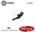 SS20034 ABS SENSOR DREHZAHLFÜHLER HINTEN DELPHI 2PCS FÜR AUDI A3,TT,Q3,A1,8P1