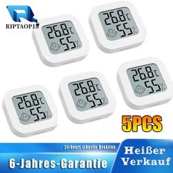 5PCS Mini LCD Digital Thermo/Hygrometer Luftfeuchtigkeit Temperaturmessgerät DHL