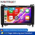 Autoradio Für Mercedes-Benz A/B Klasse/Vito W169 W639 W245 Android 15.0 Navi GPS