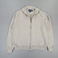 Polo Golf Ralph Lauren Herren Strickjacke Grau XL Wolle Kaschmir Full Zip