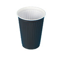 3000 Thermobecher 0,18l 180ml 4,1g/St Ø70,3mm braun weiß für Kaffeeautomaten