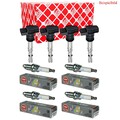 4x FEBI BILSTEIN Zündspule +4x NGK Zündkerze Laser Platinum passend für Audi A3