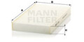 MANN-FILTER CU 2951 Innenraumfilter Filter Pollenfilter für FIAT ALFA ROMEO