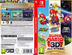 Super Mario 3D ALL*Stars Nintendo Switch  /Ersatz- COVER +  Switch Leerhülle