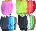 Chiffon Tunika Bluse Shirt  Untertop Übergröße Tuniken 42 44 46  #12