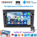 Android 14 Für Opel Corsa C D Vectra Astra H Zafira B Autoradio 32G DAB GPS Navi
