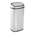 Automatik Mülleimer Abfalleimer mit Sensor Küche Edelstahl viereckig 68L