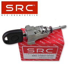 SRC TÜRSCHLOSS SCHLOß VORNE LINKS SCHLIEßZYLINDER FÜR VW TOURAN 1T 03-15 CADDY