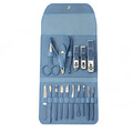 Nageset Maniküre Pediküre 16-teilig – mit Nagelfeile, Nagelzange, Schere & Etui