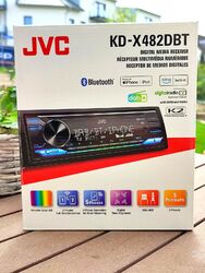 JVC KD-X482DBT MP3-Autoradio mit Bluetooth DAB USB iPod AUX-IN