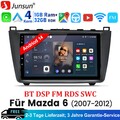 DAB+ Android 14 Carplay Für Mazda 6 GH 2007-2012 Autoradio GPS Navi WIFI BT RDS