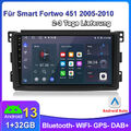Carplay Autoradio Für Benz Smart Fortwo 451 454 2005-2015 GPS Navi WIFI SWC DAB+