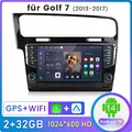 9" Android 14 Für VW Golf VII MK7 2012-2020 Autoradio CarPlay GPS Navi WIFI DAB+