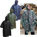 US Regenponcho Army Nässeschutz Cape Regenumhang BW Poncho Kapuze Regenschutz