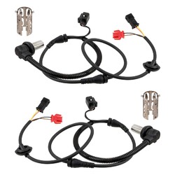 2 x ABS Sensor + Klemmhülsen vorn für VW Passat 3BG 3B AUDI A4 B5 ab Bj.1999