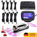 LCD Rückfahrwarner Einparkhilfe 8 Sensoren vorne hinten zum Nachrüsten Parkhilfe