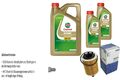 MAHLE Ölfilter 7 L Öl Castrol EDGE FST 5W-30 LL für VW Touran 2.0 TDI 16V 1.9