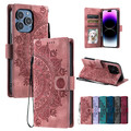 Magnetisches Leder Wallet Stand Handyhülle Für iPhone 16 Pro Max 11 12 13 14 15