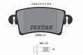 TEXTAR Bremsbelagsatz Scheibenbremse 2366901 für RENAULT NISSAN OPEL MOVANO X70