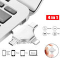 4 in 1 USB 3.0 Flash Drive OTG Typ-C USB-C Photo Memory Stick Für iPhone Samsung