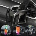 Getränkehalter Auto Lüftung KFZ Becherhalter mit Smartphone Handyhalterung