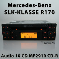 Original Mercedes R170 Radio Audio 10 CD MF2910 CD-R SLK-Klasse Autoradio OEM