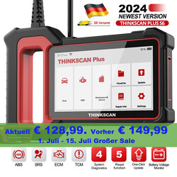 2024 Thinkscan Plus S6 Profi KFZ Diagnosegerät Auto OBD2 Scanner TPMS EPB SAS Öl