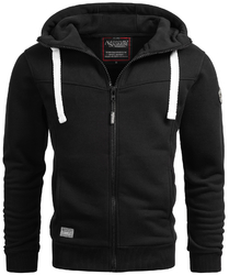 A. Salvarini Herren Pullover Langarm Sweatjacke Kapuzen Hoodie Biker Neu AS123