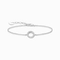 THOMAS SABO Armband Kreis mit Steinen, 925 Sterlingsilber, A1652-051-14-L19v