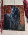 Pferd Acrylgemälde, Leinwandbild, Acrylbild, Kunstwerk, Wandbild, Gemälde, Deko