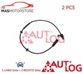 ABS SENSOR DREHZAHLFÜHLER PAAR AUTLOG AS4796 2PCS I NEU OE QUALITÄT