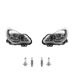 Scheinwerfer Set Halogen passend für Opel Corsa D ab 2011- m. H7 H1 Links Rechts