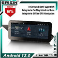 10.25" CarPlay Android 12 DAB+ Navi Autoradio GPS Mercedes E-Klasse W212 S212 BT