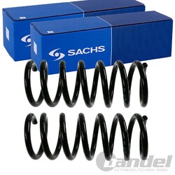 2X SACHS FAHRWERKSFEDERN HINTEN PASSEND FÜR CHEVROLET CAPTIVA OPEL ANTARA