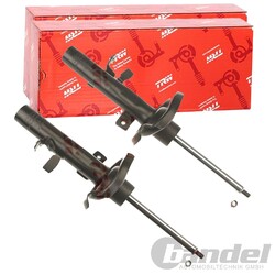 2x TRW GASDRUCK STOßDÄMPFER VORDERACHSE passend für FORD FOCUS 3 TURNIER C-MAX 2