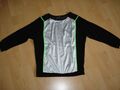 schwarzer Shirt mit weißer Front und Spitze am Rücken Gr. XL NEU