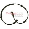 1x Sensor, Raddrehzahl METZGER 0900690 passend für RENAULT IKA