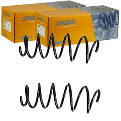 2X SPIDAN FAHRWERKSFEDERN SATZ VORNE PASSEND FÜR LANCIA YPSILON LINKS+RECHTS |