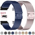 Quick Fit Milanese Armband Ersatz für Garmin Fenix 8 E 7/7X 6/6X Pro 5/5X Plus