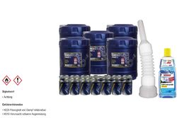 50L MANNOL Energy Combi LL 5W-30 API SN/CF Motoröl inkl. Additiv Auslaufschlauch