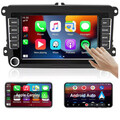 7" Apple Carplay Android 13 Autoradio GPS Navi Für 2 DIN VW GOLF 5 6 Passat Polo