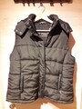 Damensteppjacke mit abnehmbarer Kapuze Gr. L 44/46 schwarz Giada