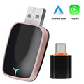 2in1 Wireless Apple Carplay Adapter Android Auto Adapter Box USB Car Dongle