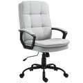 Bürostuhl Ergonomischer Schreibtischstuhl mit Wippfunktion Höhenverstellbar Grau