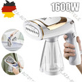 1600W Dampfglätter Steamer Dampfbügeleisen Tragbarer 250ml Wassertank Faltbar