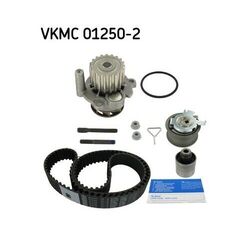 1x Wasserpumpe + Zahnriemensatz SKF VKMC 01250-2 passend für AUDI DODGE FORD