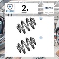 2x ORIGINAL® Meyle 100 739 0035 Fahrwerksfeder Hinten für VW TRANSPORTER T3