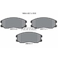 Textar 2451001 Bremsbelagsatz Scheibenbremse Vorderachse für Suzuki Vauxhall