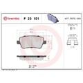 1x Bremsbelagsatz, Scheibenbremse BREMBO P 23 101 passend für FIAT